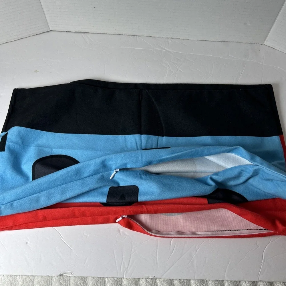 Nintendo Switch Throw Pillow Cases Gamer Gifts Soft Red Blue Controller